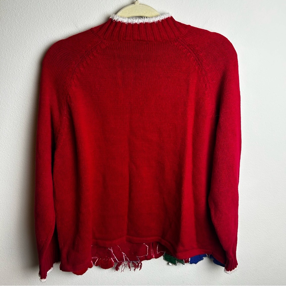 Shaver Lake Zip front snowman detail Christmas sweater size: XL - Picture 8 of 9